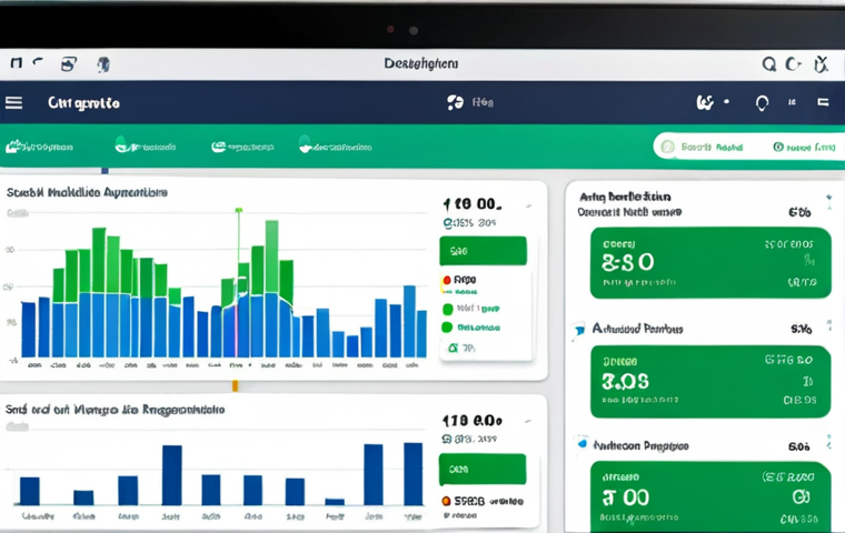 **AI-powered social media management dashboard.** (Focus: Visualization of AI tools analyzing social media data, optimizing posting schedules, and showing engagement metrics. Style: Clean, modern, data-driven, Dutch setting. Color: Blues, greens, and whites, suggesting efficiency and intelligence).